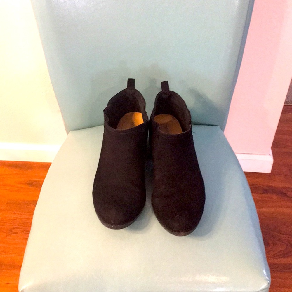 Torrid Faux Suede Black Booties